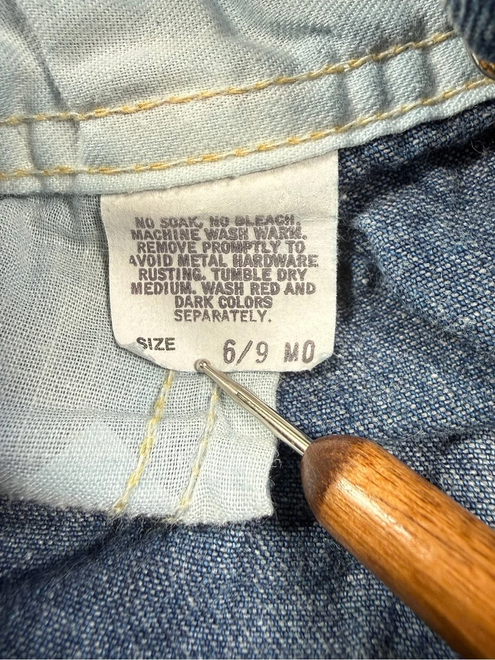 VINTAGE‎ OSHKOSH BGOSH Baby Denim Overalls 6-9M 90s Americana Farmcore Classic